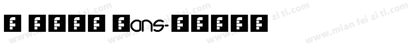 A WMDC Sans字体转换